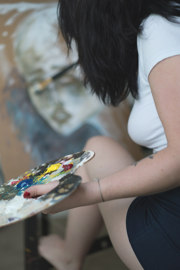 justin_fox_krysti_mclellan_painting