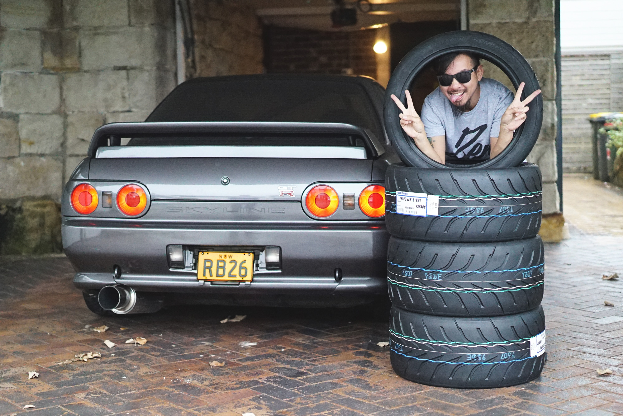 RB26 gets a fresh set of R888's - Zen Garage