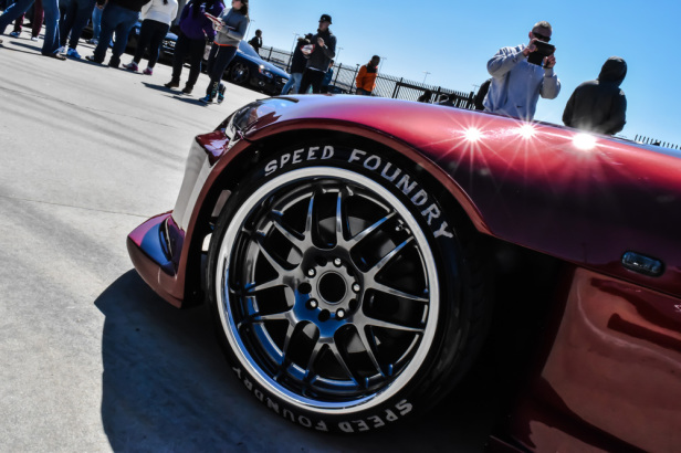 DSC 049 Maroon S2K LF Wheel Shot-