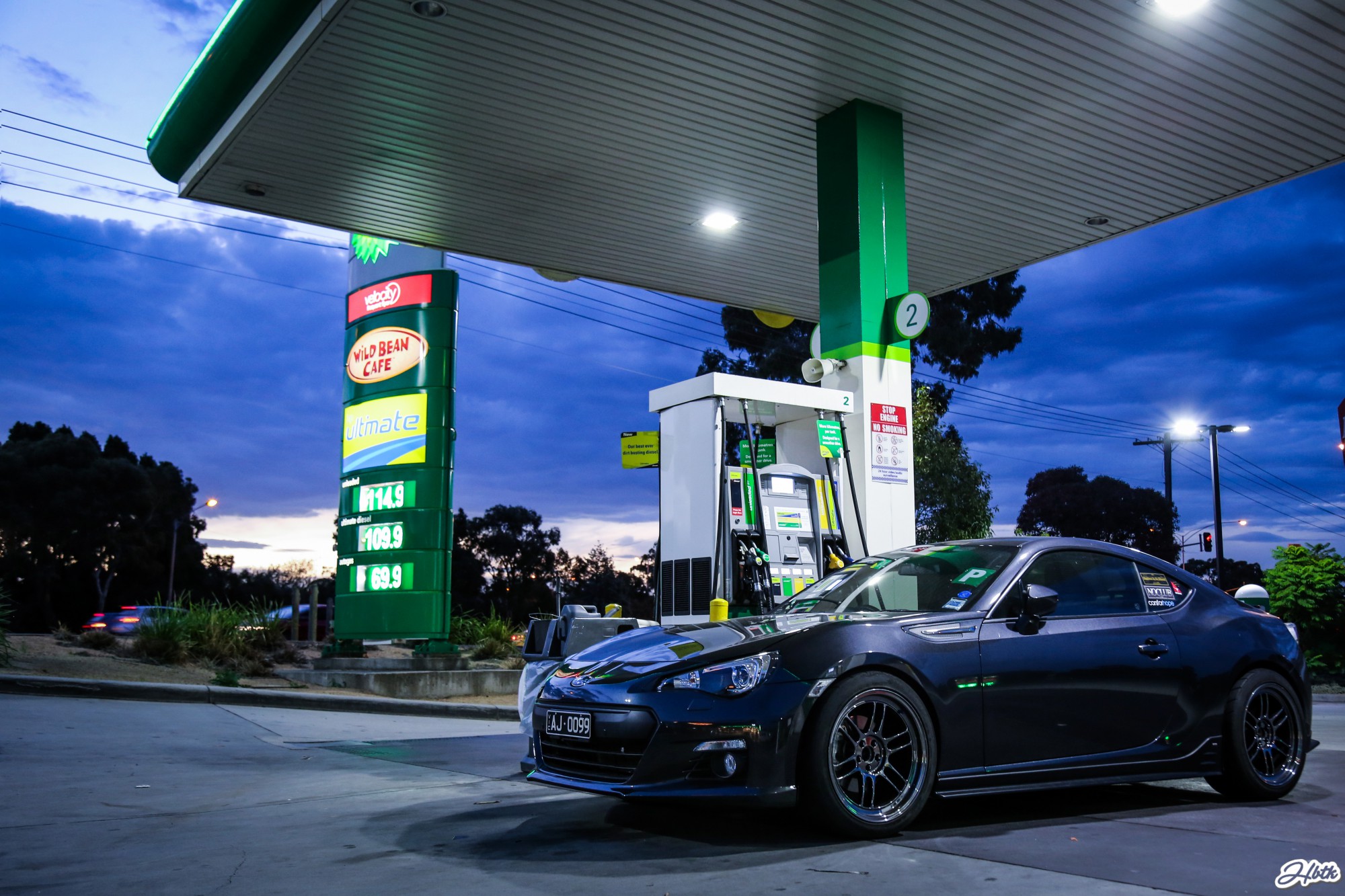 Alex chucked some of the new petrol in his BRZ